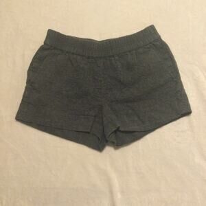 J. Crew Women’s Size 0 Pull On Jacquard Textured Shorts Gray